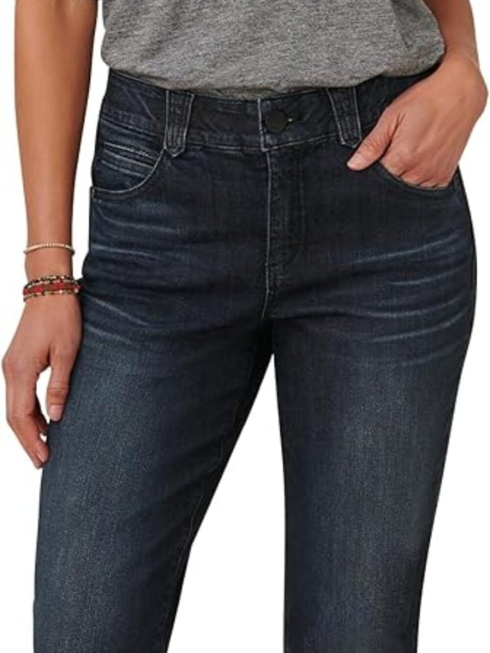 Democracy Women's Petite Ab Solution Straight Leg Jeans - 14P  NWT